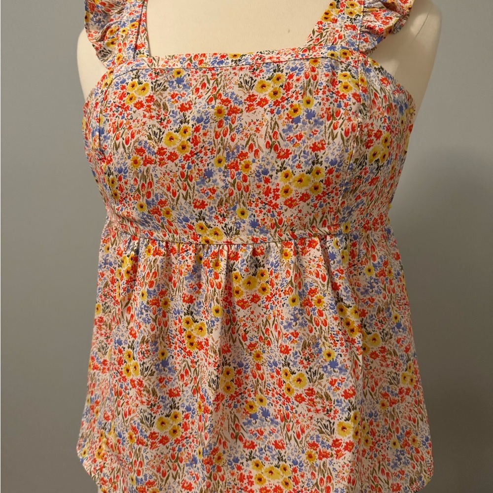 Petite LOFT Floral Print Women's Top XS